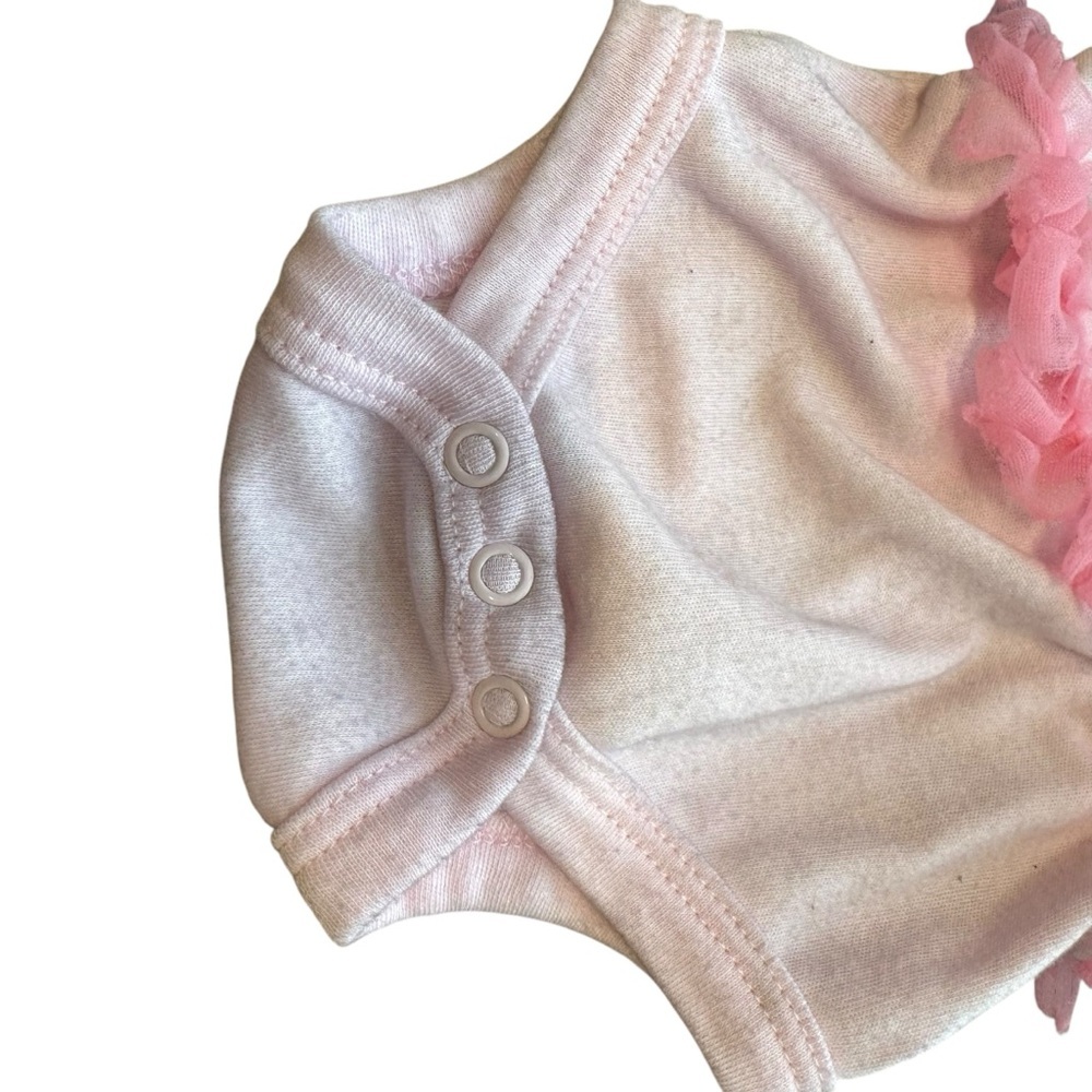 Magic Years Pink and White Baby Onesie - Picture 6 of 10
